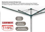 Wäscheschirm Linomatic 500 deluxe Cover Angebote von Leifheit bei GLOBUS Pirmasens für 119,00 €
