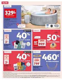 Promo Spa Gonflable dans le catalogue Auchan Hypermarché du moment à la page 14