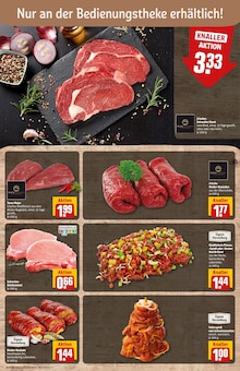 Bio Fleisch Angebot im aktuellen REWE Prospekt auf Seite 12