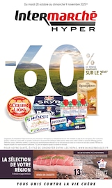 Catalogue Intermarché à Cavaillon cette semaine, valable du 28/10/2025 au 09/11/2025 Prospectus Intermarché à Cavaillon, "-60% DE REMISE IMMÉDIATE SUR LE 2ÈME", 48 pages de promos valables du 28/10/2025 au 09/11/2025
