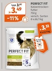 Katzentrockenfutter Angebote von PERFECT FIT bei Müller Arnsberg für 3,49 €