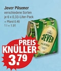 Pilsener im V-Markt Prospekt Pilsener von Jever im aktuellen V-Markt Prospekt für 3,79 €