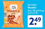 Mandeln Angebote von Back Family bei ALDI SÜD Trier für 2,49 €