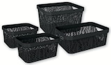 Lot de 4 corbeilles en promo chez Super U Chelles à 12,99 €