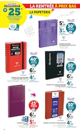 Promos Agenda dans le catalogue "SUPER U" de Super U Agenda en promo dans le catalogue Super U à la page 8