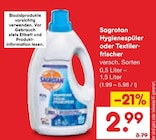 Saragota Hygienespüler oder Textilerfrischer im Angebot bei Netto Marken-Discount in Pirna Saragota Hygienespüler oder Textilerfrischer Angebote bei Netto Marken-Discount Pirna für 2,99 €