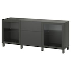 Aufbewahrung mit Schubladen dunkelgrau Lappviken/Sindvik/Stubbarp dunkelgrau 180x42x74 cm von BESTÅ im aktuellen IKEA Prospekt für 370,00 €