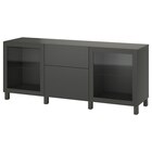 Aufbewahrung mit Schubladen dunkelgrau Lappviken/Sindvik/Stubbarp dunkelgrau 180x42x74 cm von BESTÅ im aktuellen IKEA Prospekt für 370,00 €