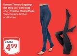 Damen-Thermo-Leggings mit Steg oder ohne Steg Angebote bei GLOBUS Neuwied für 4,99 €