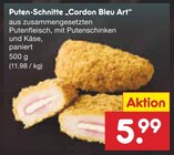 Netto Marken-Discount Augustdorf - Puten-Schnitte „Cordon Bleu Art“ Angebot im Prospekt Puten-Schnitte „Cordon Bleu Art“ bei Netto Marken-Discount im Augustdorf Prospekt für 5,99 €