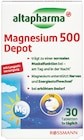 Magnesium 500 Depot oder Magnesium 400 Angebote von Altapharma bei Rossmann Osnabrück für 2,99 €