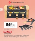 Raclette - KITCHEN CHEF PROFESSIONAL en promo chez Extra Grenoble à 64,99 €