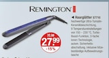 Haarglätter S7710 im V-Markt Prospekt Haarglätter S7710 von Remington im aktuellen V-Markt Prospekt für 27,99 €