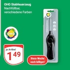 Stabfeuerzeug Angebote von OHO bei GLOBUS Kaarst für 1,49 €
