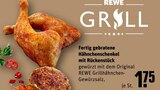 Fertig gebratene Hähnchenschenkel mit Rückenstück Angebote bei REWE Kamen für 1,75 €