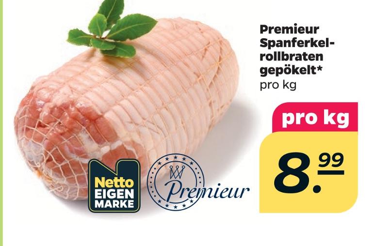 Premieur Spanferkelrollbraten gepökelt