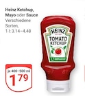 Ketchup Angebote von Heinz bei GLOBUS Erfurt für 1,79 €