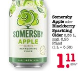 Apple Classic Refreshing Cider Angebote von Somersby bei E center Weinheim für 1,11 €