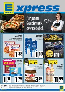 Nutella im E xpress Prospekt "Für jeden Geschmack etwas dabei." mit 4 Seiten (Freising)