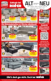 Aktueller ROLLER Prospekt mit Couch, "BÄRENSTARKE BLACK WEEKS", Seite 15