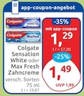 budni Tornesch - Sensation White oder Max Fresh Zahncreme Angebot im Prospekt Sensation White oder Max Fresh Zahncreme bei budni im Tornesch Prospekt für 1,29 €