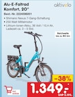 Alu-E-Faltrad Komfort, 20" im Netto Marken-Discount Prospekt Alu-E-Faltrad Komfort, 20" von aktivelo im aktuellen Netto Marken-Discount Prospekt für 1.349,00 €