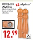 Pfeffer- und Salzmühle im Angebot bei Marktkauf in Neuss Pfeffer- und Salzmühle Angebote von alpina bei Marktkauf Neuss für 12,99 €