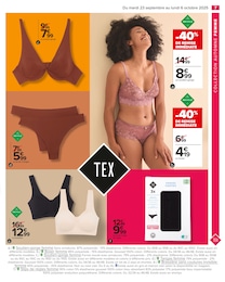 Offre Slip Femme dans le catalogue Carrefour du moment à la page 9