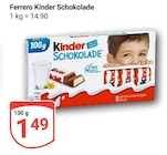 Kinder Schokolade im Angebot bei GLOBUS in Jena Kinder Schokolade Angebote von Ferrero bei GLOBUS Jena für 1,49 €