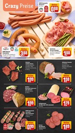 Wurst im REWE Prospekt in Gladbeck Aktueller REWE Prospekt mit Wurst, "Dein Markt", Seite 8