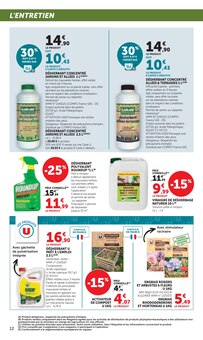 Promotion Gazon dans le prospectus Hyper U, valable du 16/02/2026 au 15/03/2026 Promo Gazon dans le catalogue Hyper U du moment à la page 12