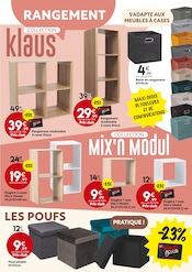 Boîte De Rangement Angebote im Prospekt "LINGE DE MAISON : DU STYLE à petits prix !" von Maxi Bazar auf Seite 21