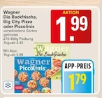 Die Backfrische im Angebot bei WEZ in Bad Oeynhausen Die Backfrische Angebote von Wagner bei WEZ Bad Oeynhausen für 1,79 €