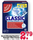 Geschirr-Reiniger Tabs Classic Angebote von Gut & Günstig bei E center Karlsruhe für 2,79 €