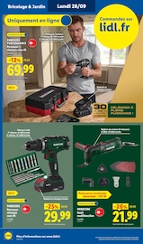 Promos Bricolage dans le catalogue "Économisez tout de suite !!" de Lidl Bricolage en promo dans le catalogue Lidl à la page 40
