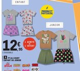 Promo Pyja-court enfant ou junior à 12,95 € dans le catalogue E.Leclerc à Avignon