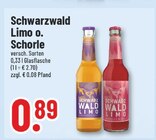 Schwarzwald Limo o. Schorle bei Trinkgut im Salzgitter Prospekt für 0,89 €