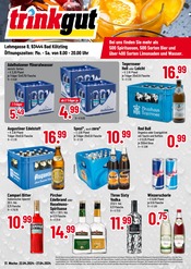 Aktueller Trinkgut Getränkemarkt Prospekt in Bad Kötzting und Umgebung, "Aktuelle Angebote" mit 4 Seiten, 22.04.2024 - 27.04.2024