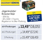 Kräuterlikör Angebote von Jägermeister bei Metro Neustadt für 0,67 €