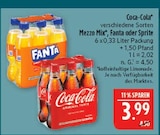 Mezzo Mix Angebote von Coca-Cola bei Marktkauf Leipzig für 3,99 €