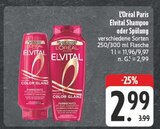Elvital Shampoo Angebote von L'Oréal Paris bei E center Bamberg für 2,99 €