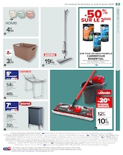 Poubelle Angebote im Prospekt "LE BLANC : STYLÉS LES PETITS PRIX !" von Carrefour auf Seite 17