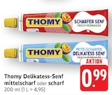 Delikatess-Senf mittelscharf bei EDEKA im Ladenburg Prospekt für 0,99 €