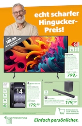 Fernseher Angebot im aktuellen EP: Prospekt auf Seite 7