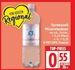 Mineralwasser von Spreequell im aktuellen EDEKA Prospekt
