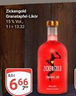 Granatapfel-Likör im Angebot bei GLOBUS in Koblenz Granatapfel-Likör Angebote von Zickengold bei GLOBUS Koblenz für 6,66 €