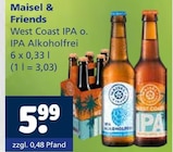 West Coast IPA o. IPA Alkoholfrei bei Getränkewelt im Neuss Prospekt für 5,99 €