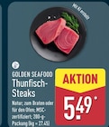 Thunfisch-Steaks im ALDI Nord Prospekt Thunfisch-Steaks von Golden Seafood im aktuellen ALDI Nord Prospekt für 5,49 €