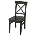 Stuhl braunschwarz Angebote von INGOLF bei IKEA Neustadt für 59,99 €