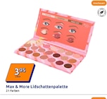 Lidschattenpalette Angebote von Max & More bei Action Magdeburg für 3,95 €